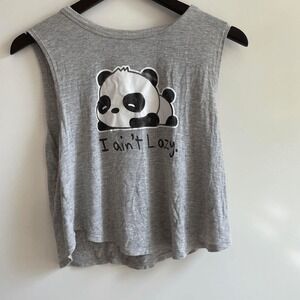 Panda Pajama Tank Top Size S